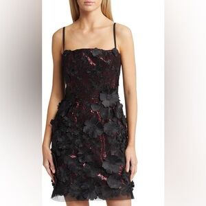 Helsi Hilma Floral Appliqué Sequin Minidress